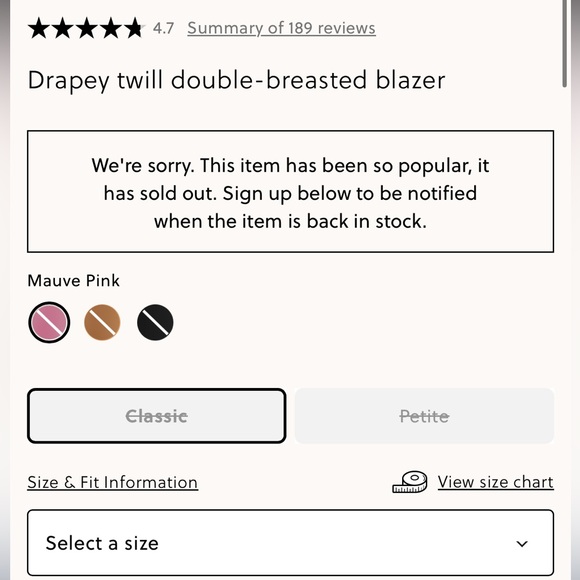 J. Crew Vibrant Pink Drapey Twill Double-Breasted Blazer - Picture 8 of 10